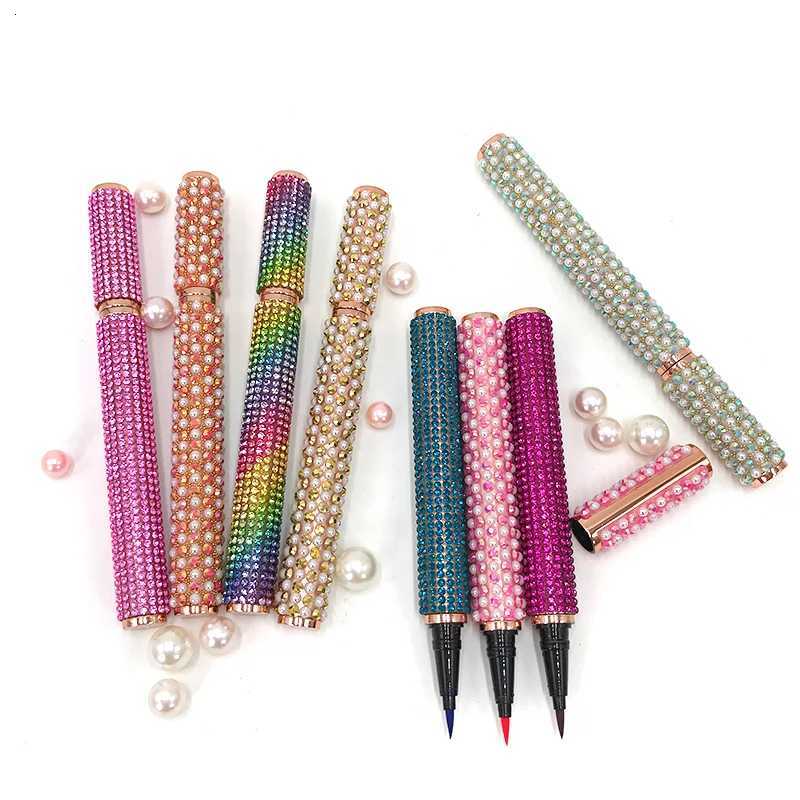 Purple Blue Pink Colorful Eyeliner Selfadhesive Waterproof Liquid Eyeliner Pen for Strip LashesL251024