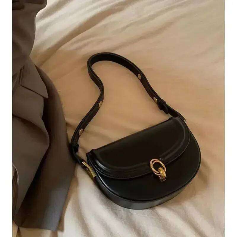 Small Crossbody Bags For Women Trend Designer Underarm One Shoulder Bag PU Leather Ladies Shopping Handbags Purses
