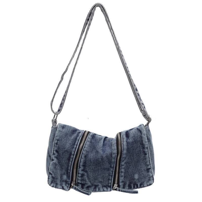 Small for Women Trendy 2025 New Fashion Large Capacity Shoulder High-end Versatile Lightweight Denim Crossbody Bag