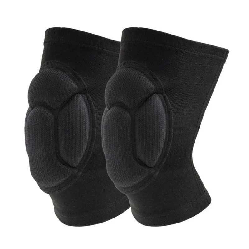 1PC Thickened protection Sports Kneepad Men Elastic Knee Pads Support Fitness Gear Basketball Brace Protector Male NonSlip PadsW251024