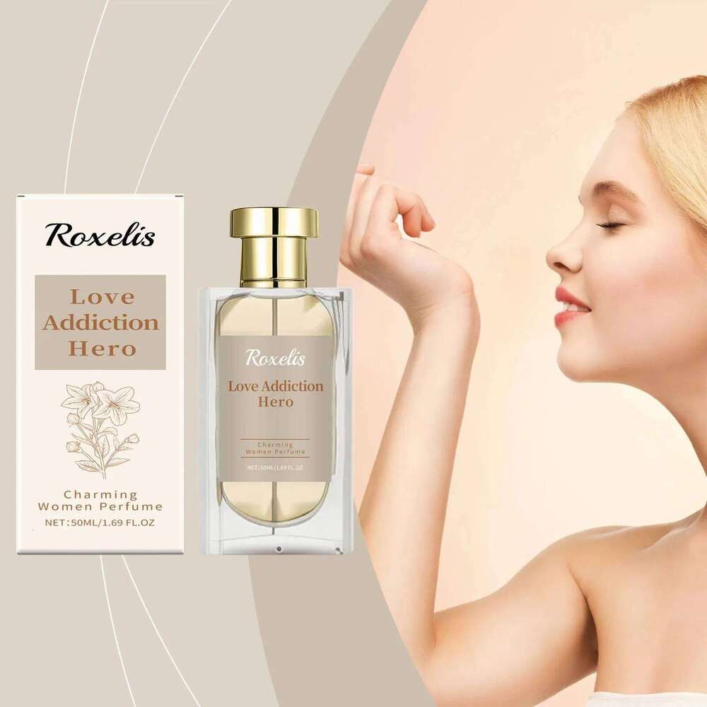 Roxelis 50ml Charming Women Long Lasting Floral Scent Dating Flirting Atmosphere Natural Fresh Glamour Body Mist Perfume
