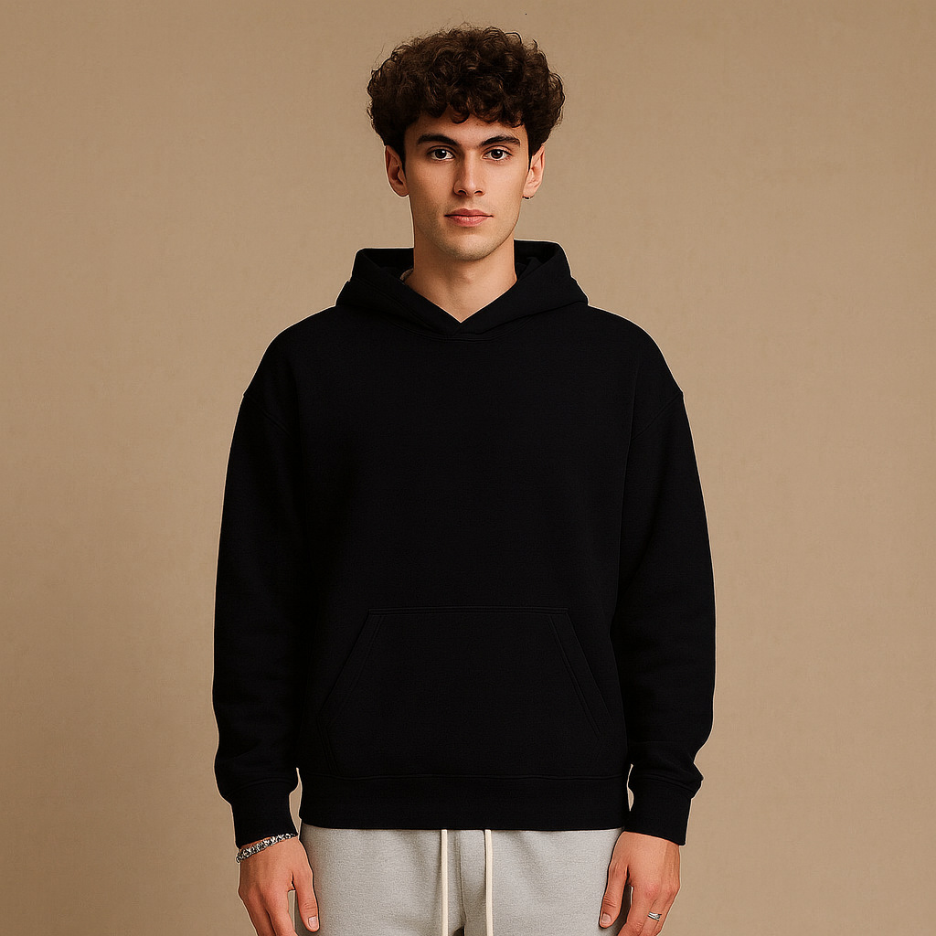 330g French Terry Pure Cotton Oversized Drop Shoulder Men's Designer Hoodie Jacket Tracksuit Men Polo Veste Coat Hoodie Blank Custom Oversize Hoo