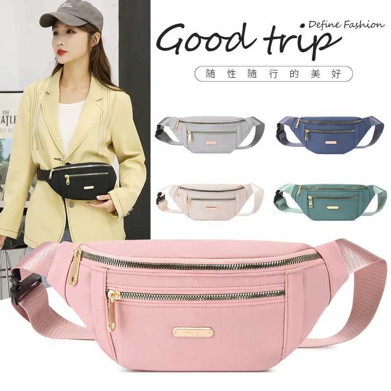 2023 Oxford Cloth Waist Bag Zipper Chest Bag Sport Travel Girl Belly Pocket Hip Bum Bag Fashion Phone Fanny Pack for WomenL251024