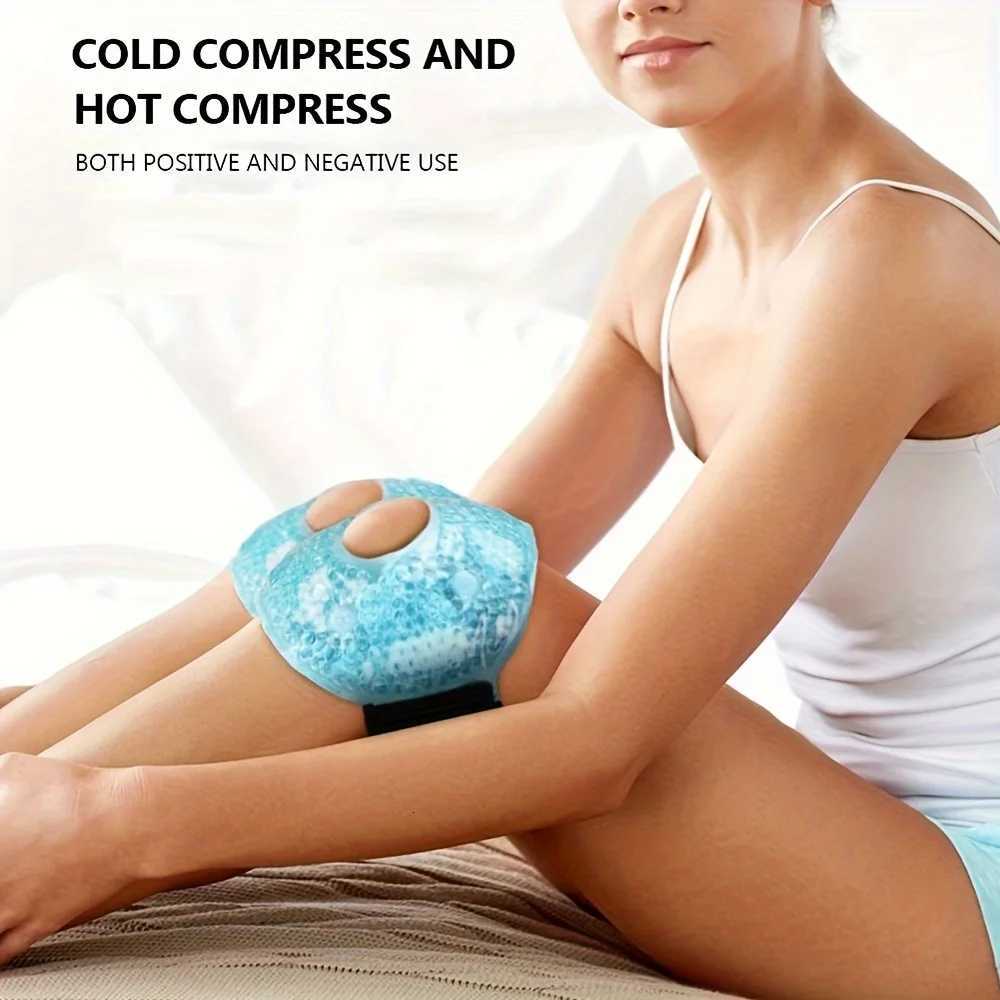 12pcs Hot Cold Gel Ice Pack Reusable Knee Sports Ice Treat Wrap for Ankles Head Shoulders Injuries Soothing Revitalizing UseW251024