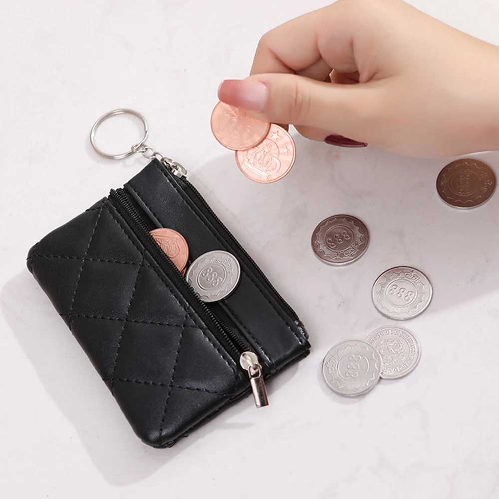 Mini Layer Coin Purse Men Small Wallet Change Purses Zipper Money Bags Candy Wallets PU Key Holder Z251023