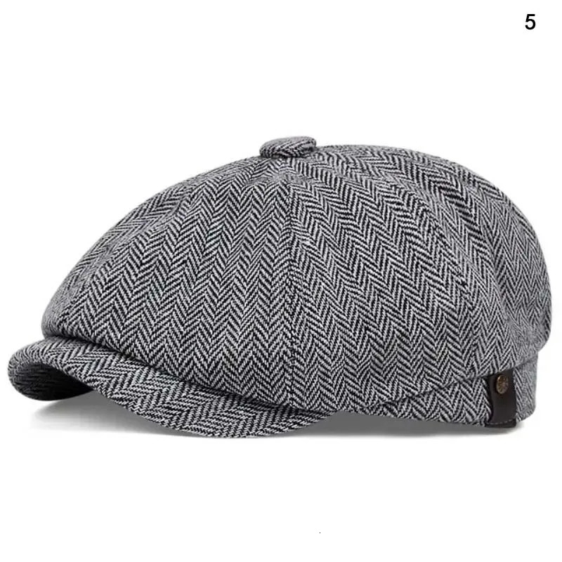 Men Casual y Blinders hat Spring Autumn Retro Beret Hats Wild Casual Hats Unisex Wild Octagonal Cap girl sboy English hat 251021