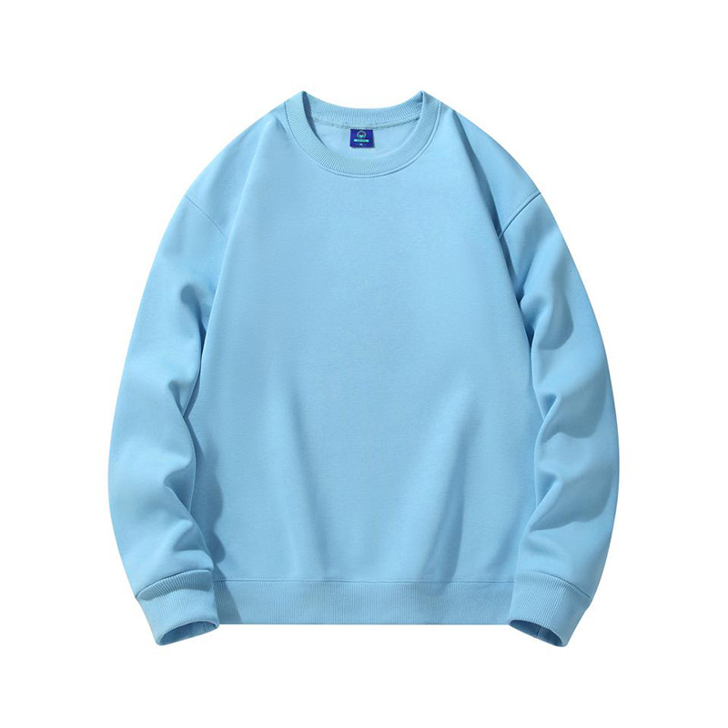 Autumn and winter pullover with velvet round neck sweatshirt, workwear, customized workwear, embroidered logo, advertising shirt, outerwear, cultural 