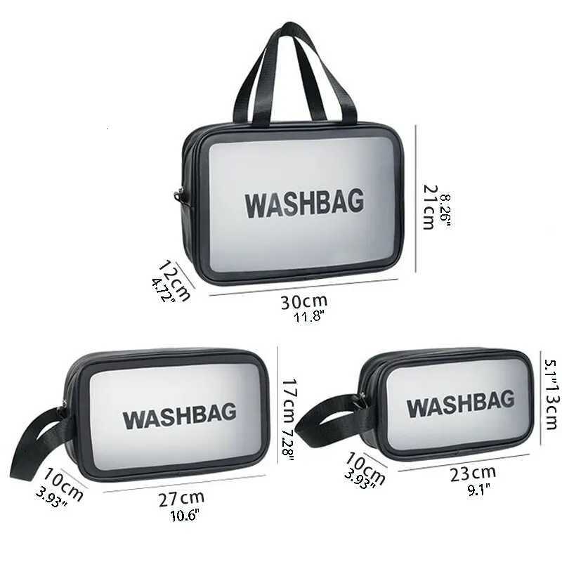 Portable Travel Wash Bag Female Transparent Waterproof Makeup Storage Pouch Large Capacity Cosmetic Organizer Beauty Women CaseT251024