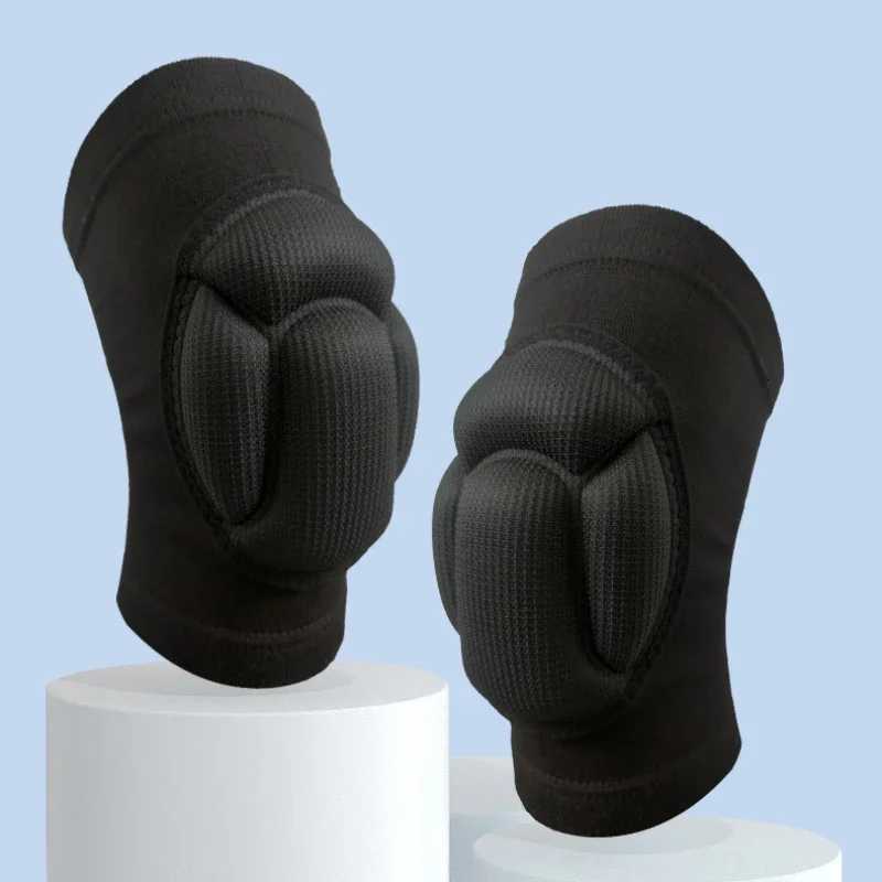 1PC Thickened protection Sports Kneepad Men Elastic Knee Pads Support Fitness Gear Basketball Brace Protector Male NonSlip PadsW251024