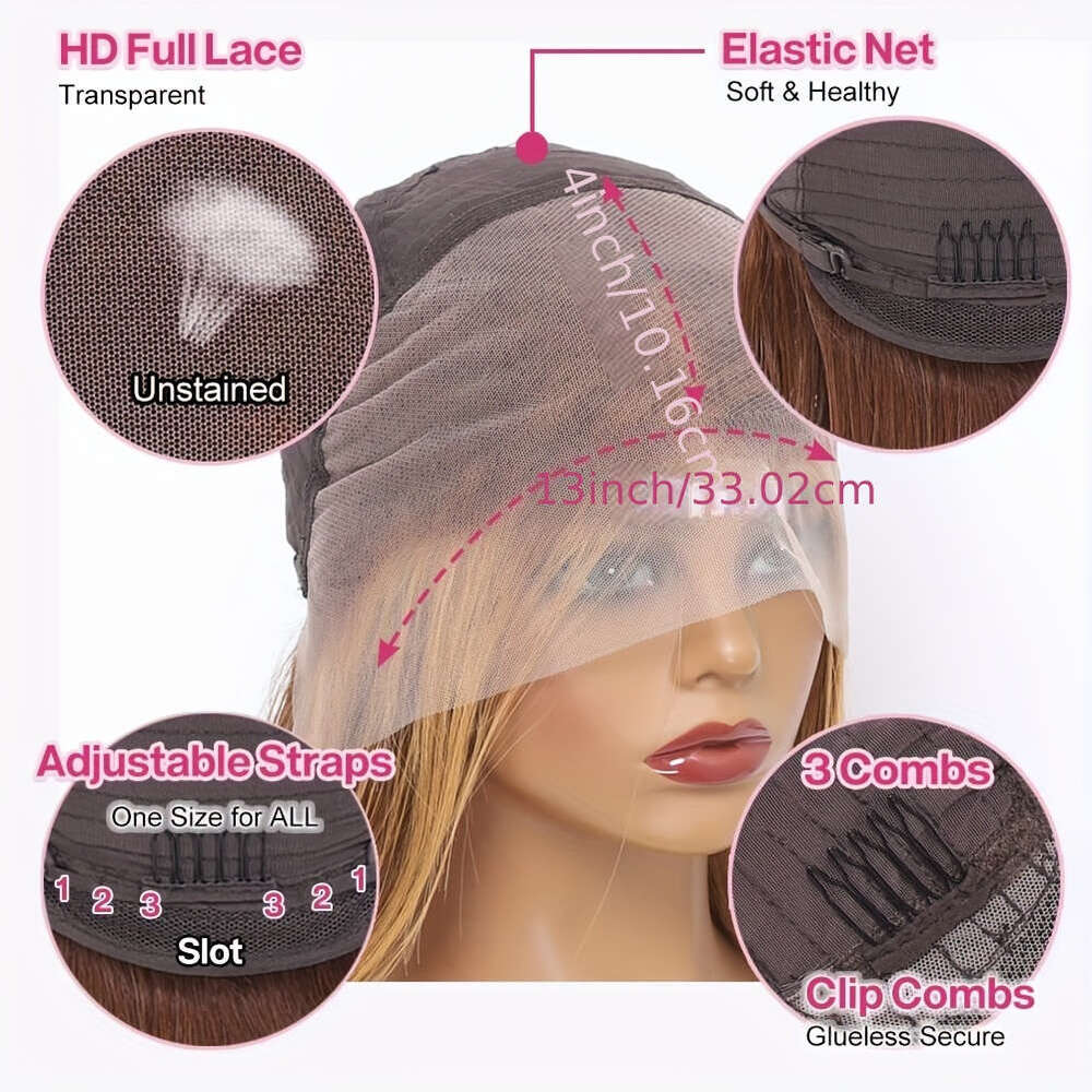Brazilian Deep Wave Human Hair Front Wig - HD Transparent 13x4 Lace Frontal, Pre-Plucked 200% Density Natural Black Curly Wigs Women, Elegant Style fo