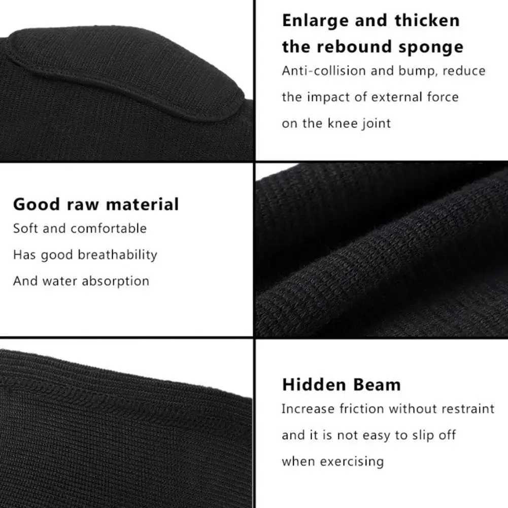 1Pair Dancing Knee Pads for Volleyball Yoga Women Kids Men Patella Brace Support EVA Kneepad Fitness Protector Work Gear Q3U6W251024