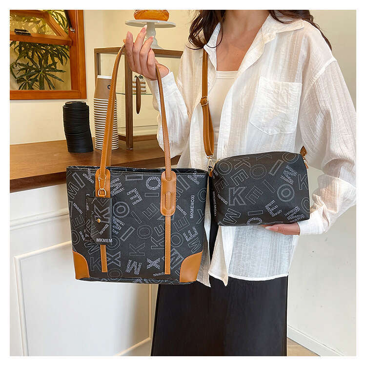 2025 Autumn Winter New Letter Tote for Women Versatile Large Capacity Shoulder Fashion Handbag Underarm Bag