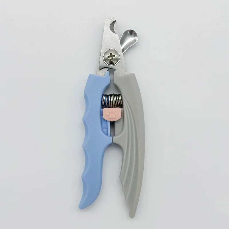 Professional Pet Nail Clipper Stainless Steel Cat Dog Nail Trimmer with Safety Stop Grooming Tool Sharp Blade Z20251024