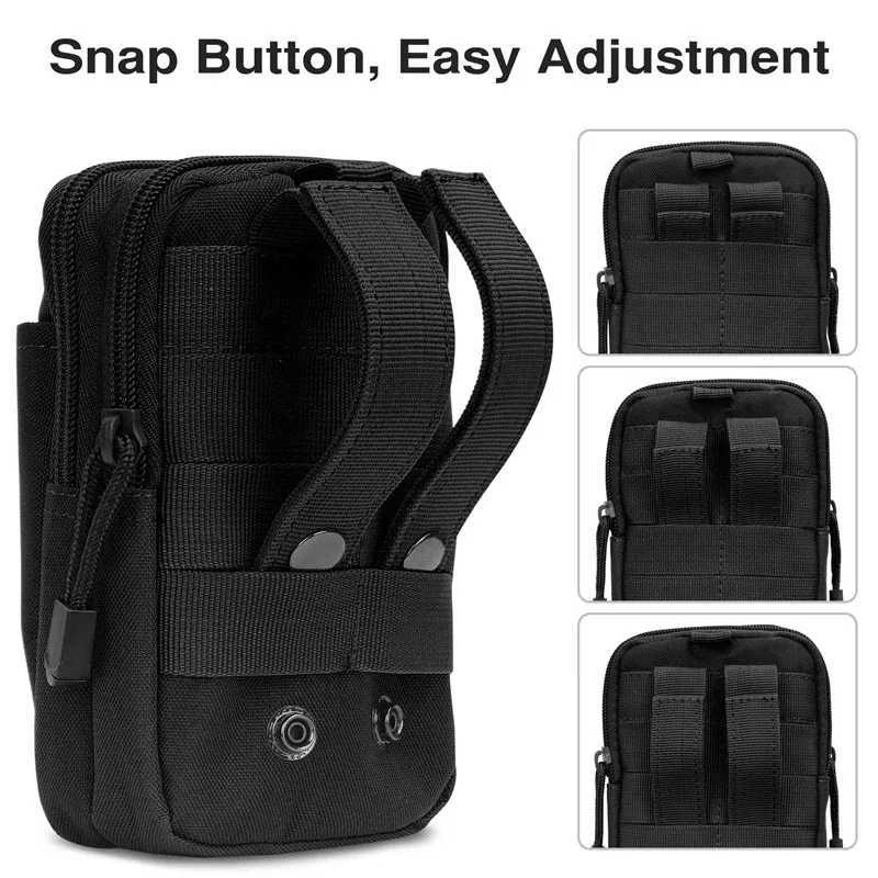 EDC Utility Gadgets Multipurpose Waist Bag Camping Hiking Outdoor gear Cell phone holster wallet bag Phone walletL251024