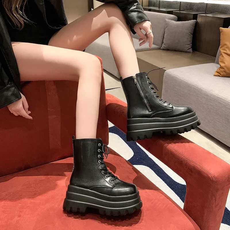 Style Fashionablecomfortable Short Boots for Heighteningslimming Thicksoled Womens Boots 9 Cm Catwalk Knight Boots for Women W251024