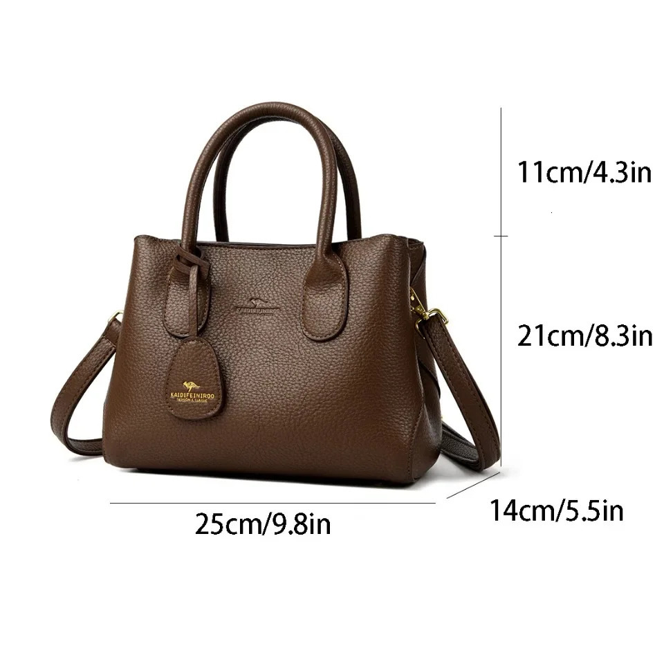 3layer Womens Handbags Shoulder Crossbody Bags High Quality PU Leather Bag Ladies Fashion Messenger Sac A Main 251023