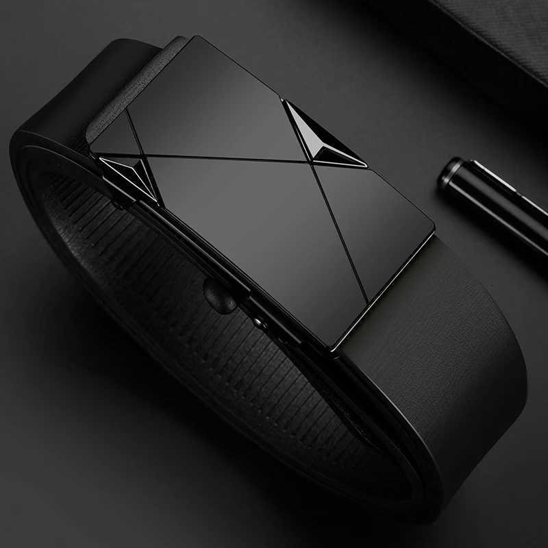 Mens Business Belt Toothless Automatic Buckle Fashion Belt Luxury Jeans Belt High Quality Belt W251024