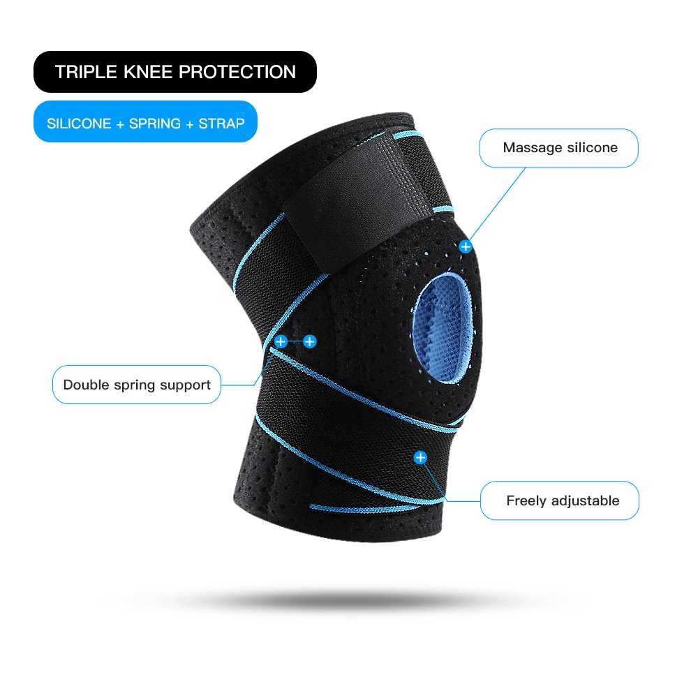 1Pcs Compression Knee Brace for Meniscus Tear Women Men Patellar Tendon Support Strap for Knee Pain Support Injury Recovery Y251024