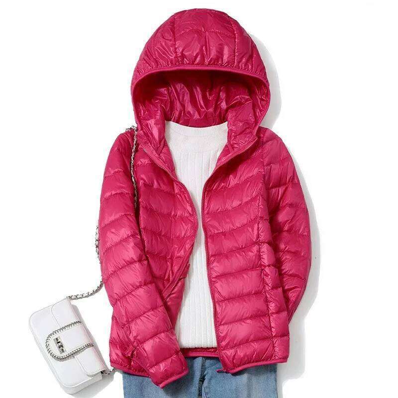 13 Color 2025 New Arrivals Women Fashion Short Ultralight Thin Packable Puffer Jackets Female Sweet Style Korean Down Coats