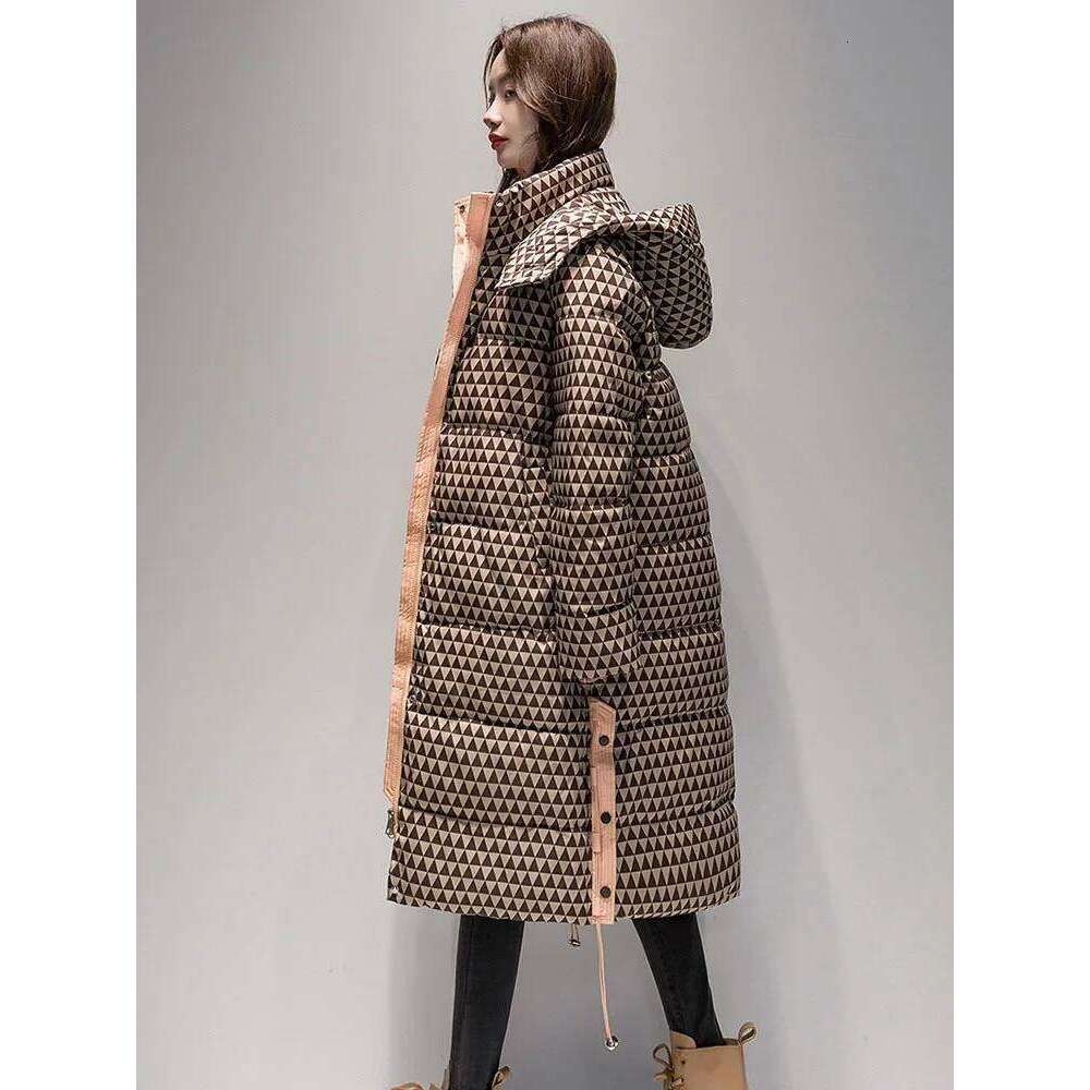 Snow Padded Warm Down Jacket Winter Women Waterproof Coat Oversized Thick Long Parkas Hooded Jaqueta Feminina