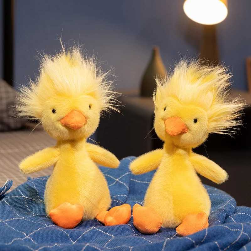 25cm Ugly and Cute Deepfried Duck Plush Toy Plush Stuffed Animals Pillow Doll Room Decor Toy for Children Birthday Gift Z251024