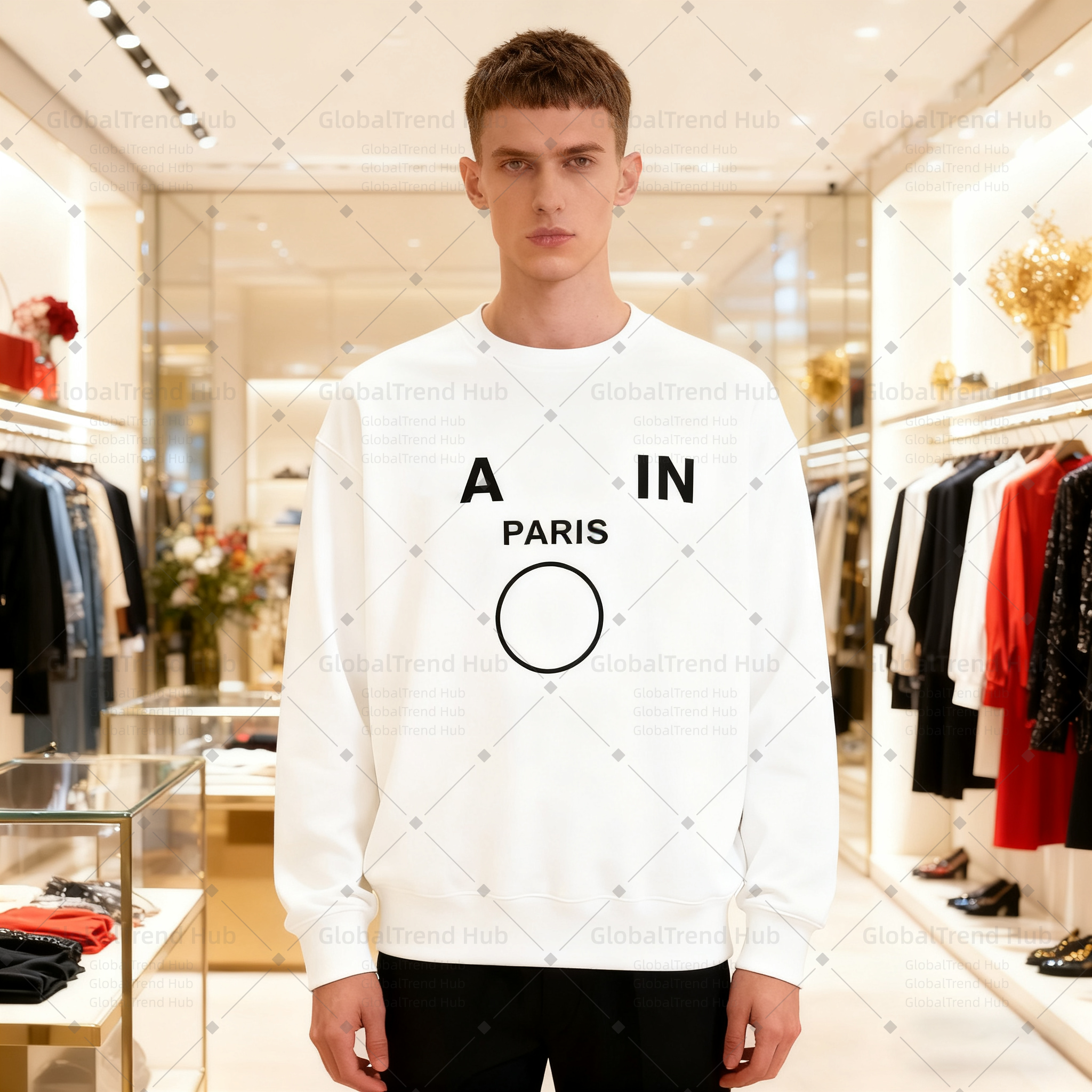 designer brand and women's fashion casual printed letter men's long-sleeved warm cotton sweater hip-hop clothing Sweatshirt spider hoodie