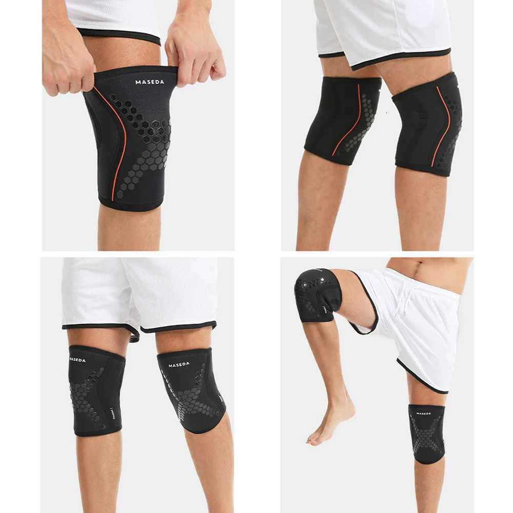 1pcs Knee Sleeve Compression Knee Braces for Cross Training Weightlifting Powerlifting Squats Basketball Supportive Knee GearW251024