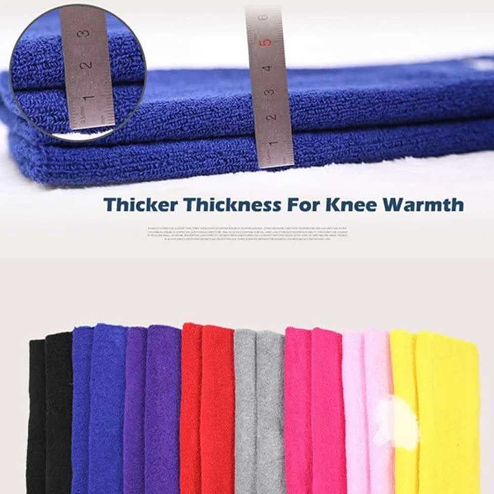 Unisex Elastic Towel Knee Pads Elderly Knee Barce Support Sports Warm Thermal Knee Sleeves for Arthritis Relief 1PairW251024