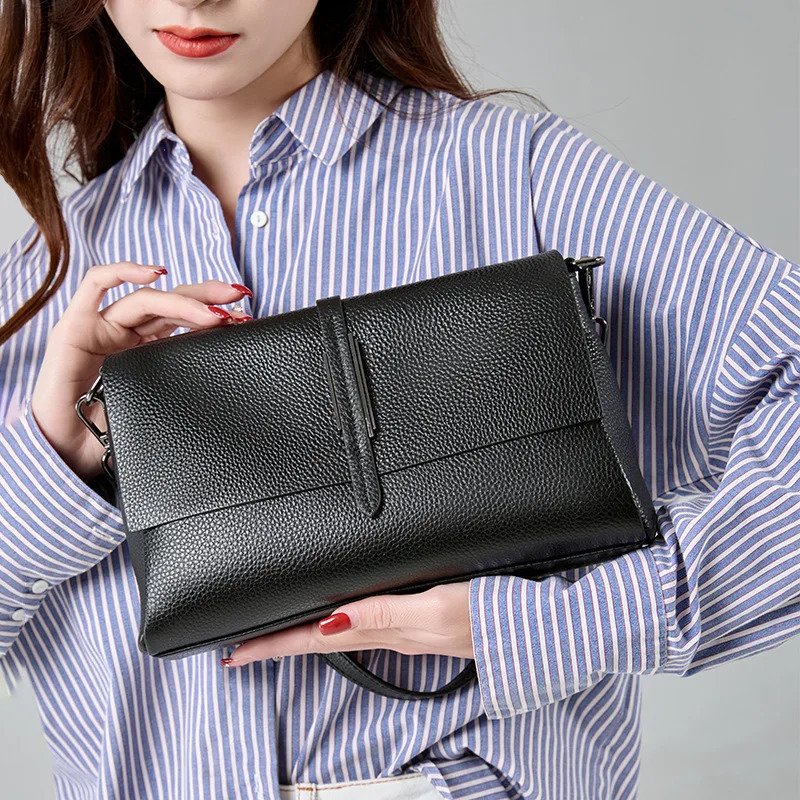 Cowhide Womens Bag Genuine Leather y ner Women Shoulder Bags Large Capacity Crossbody Trend Female Handbags 251014