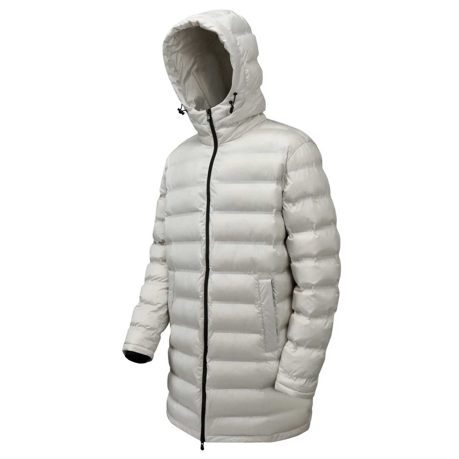CottonPadded Overcoat Mens Down Cotton Hooded Thick Warm Parka Puffer Coat Long Parkas Outdoor Leisure Windproof Down Parka Z251024