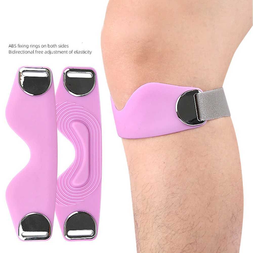 1pcs Patellar Tendon Support Strap Adjustable Silicone Compression Patella Band Stability Knee BraceSupport BasketballW251024