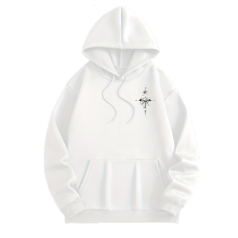 Cross-border Foreign Designer Hoodie Jacket Tracksuit Men Polo Veste Coat Trade Loose Printed Hooded Sweatshirt Men's 2025 New Design Sense Hoodi