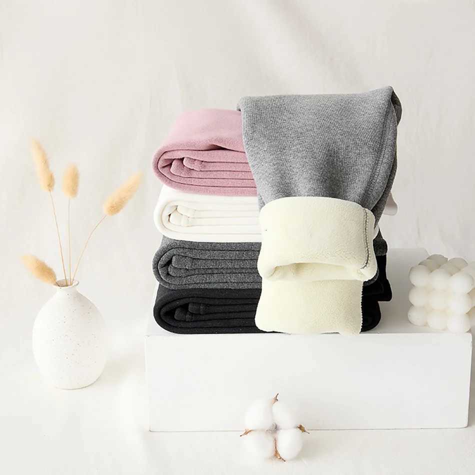 Thickened and Warm Girls Winter Fleece Long Pants Children Comfort Soft Leggings Kids Fashion Outerwear Bottoms School ClothesT251024