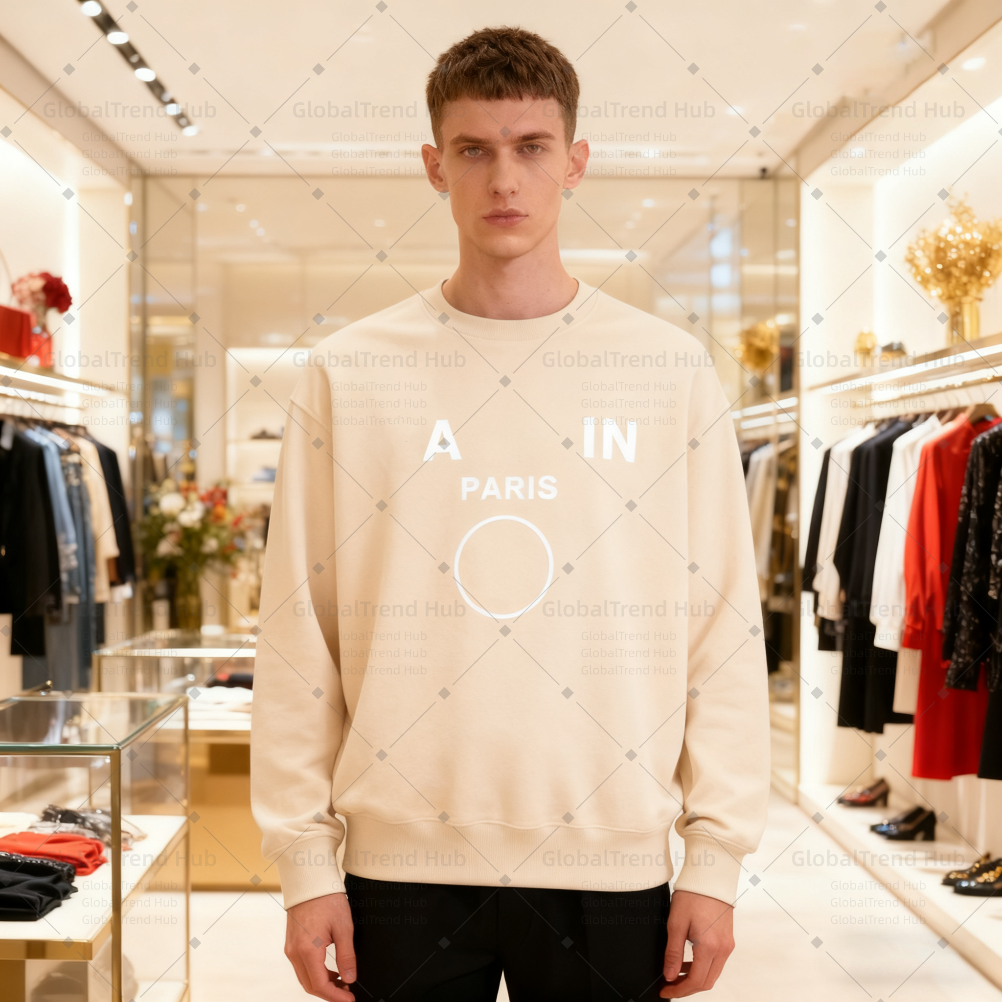 designer brand and women's fashion casual printed letter men's long-sleeved warm cotton sweater hip-hop clothing Sweatshirt spider hoodie