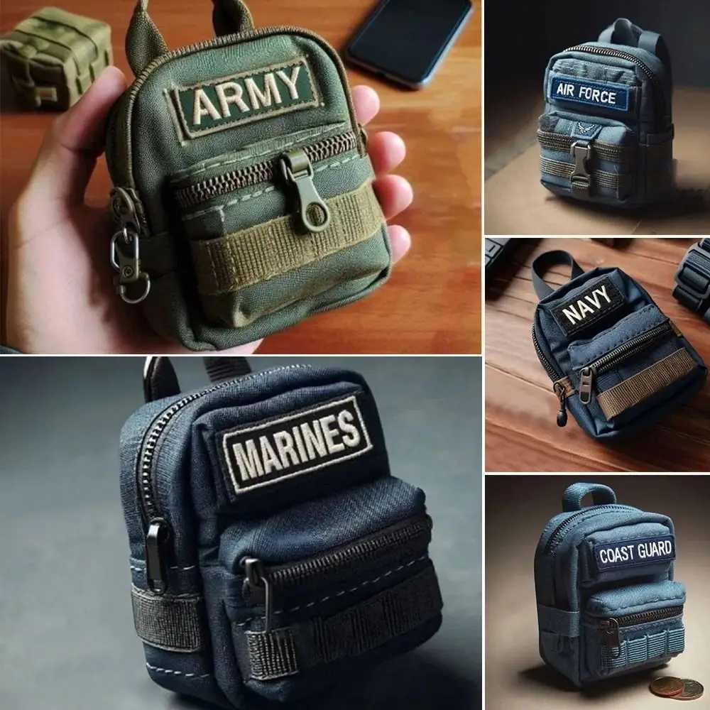 Mini Backpack Keychain Multipurpose Coin Purse Backpack Key Bag Outdoor Accessory Gift for Adults Teens Z251023
