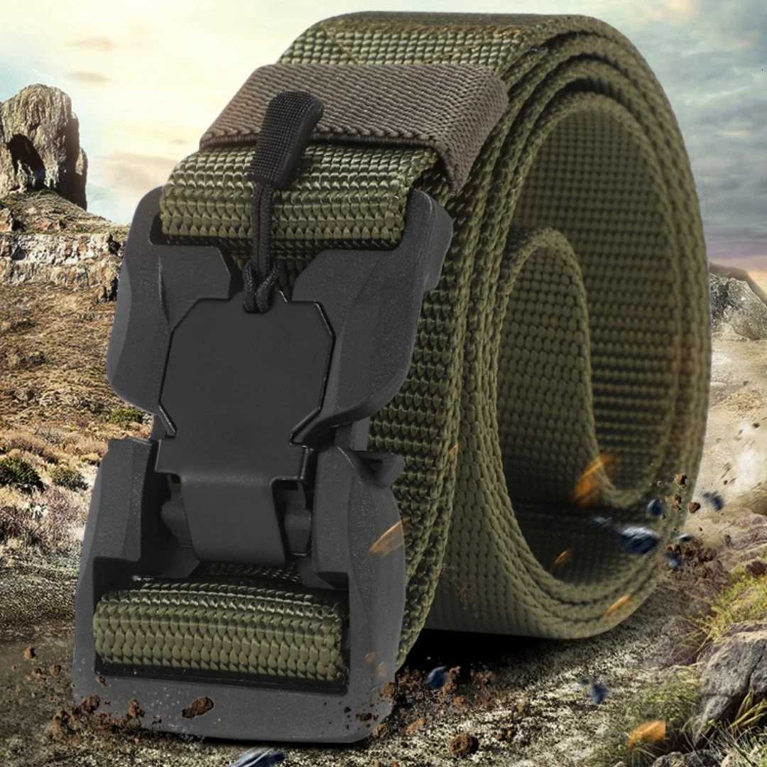 New Mens 125cm Buckle Belt Nylon Braided Lightweight Breathable Daily Commuter Mens Belt men fashion Belts W251024
