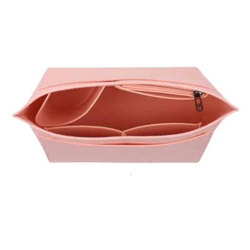 SML Solid Color Felt Inner Bag Makeup Storage Bag Womens Multifunctional Storage And Tidying Toiletry BagsT251024