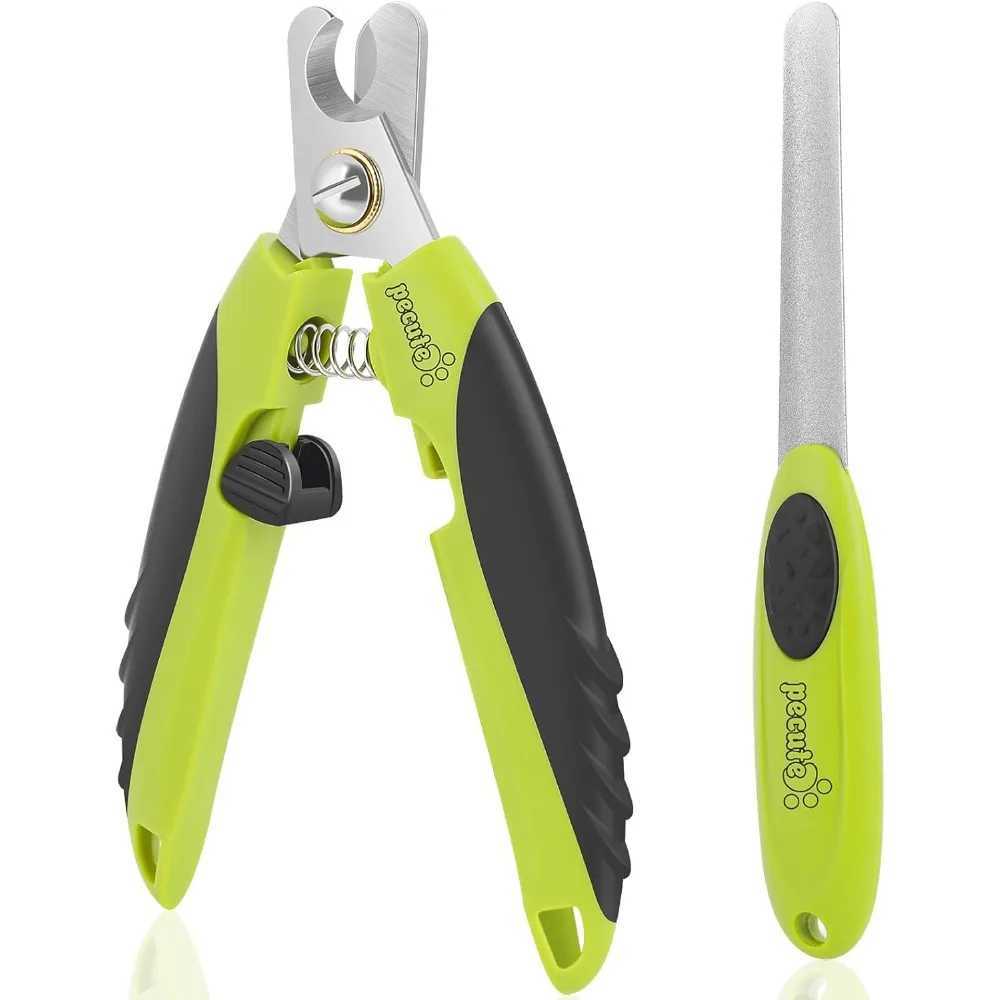 Dog Nail Clipper Dog Nail Trimmers with Safety Guard Lock Dog Nail File Sharp Stainless Steel Z20251024