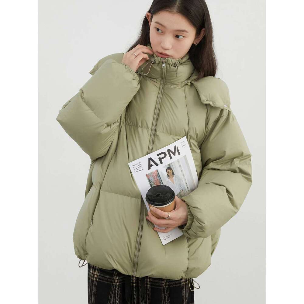 Women Coats Loose Solid Hooded 90 White Duck Female Down Medium Long Warm Jacket Autumn Winter 2025 Coats Designer Women