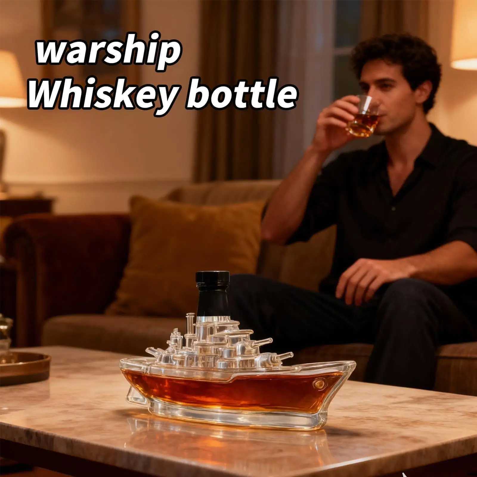 3D Wine Bottle Decanter Liquor Bottle Barware Wine Bottle Creative Storage For Bar Cabinet Decoration Whiskey Lovers Y251024