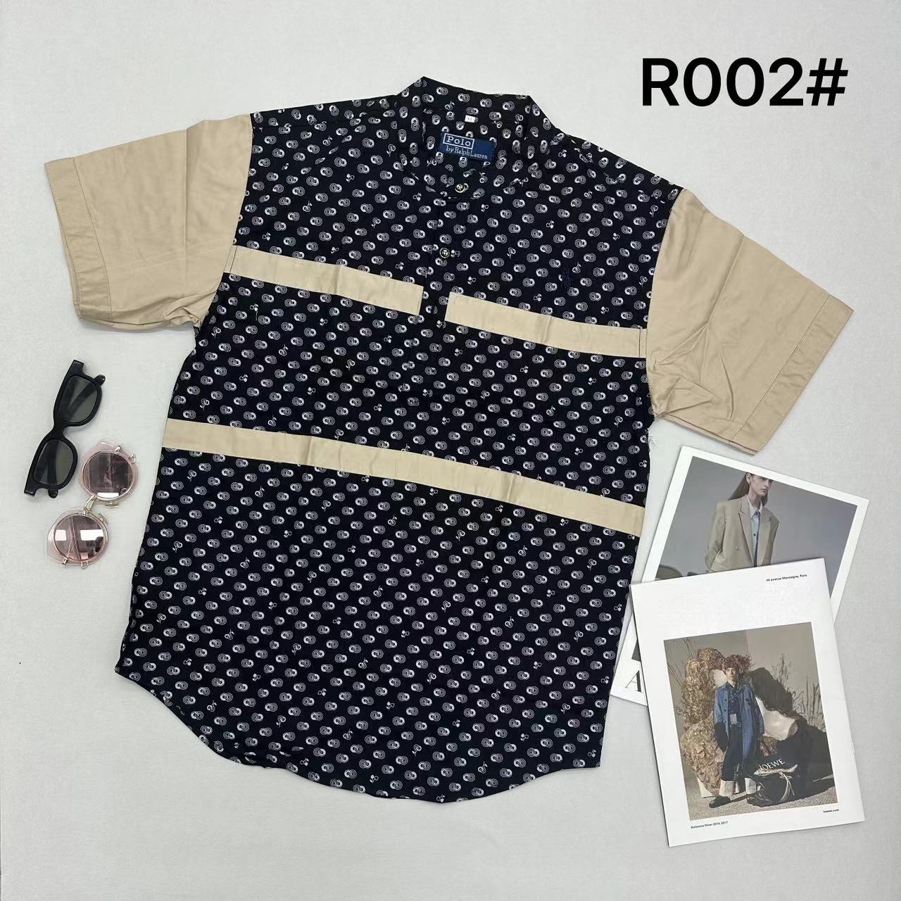 Men's Loose Fit Printed Cotton Shirt - 100% Cotton, Breathable & Casual, Stylish Printed Design for Daily & Vacation Wear(R002) - NO24