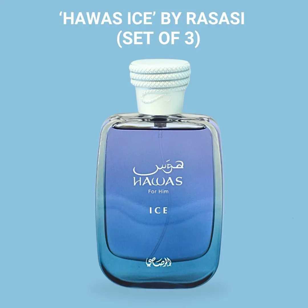 100ML RASASI Hawas Ice Pheromone Fragrance Arabian Womens Perfume Pheromone Cologne for Man Attract The Opposite Sex Makeup W251024