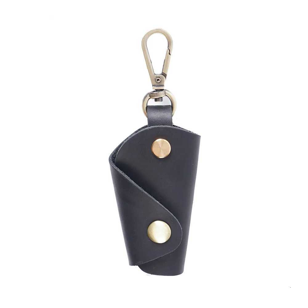 Vintage Car Key Case Keys Pouch Genuine Leather KeyChain Unisex Key Bag Multifunction Organizer Wallet Holder Smart Housekeeper Z251023