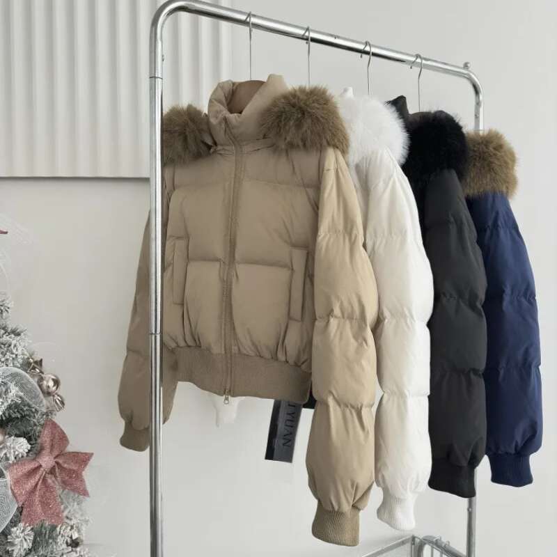 Faux Collar Hooded Short Cotton Coats Tops Thicken Warm Fashion New Parkas Casual Chaquetas Winter Korea Women Jackets Casaco