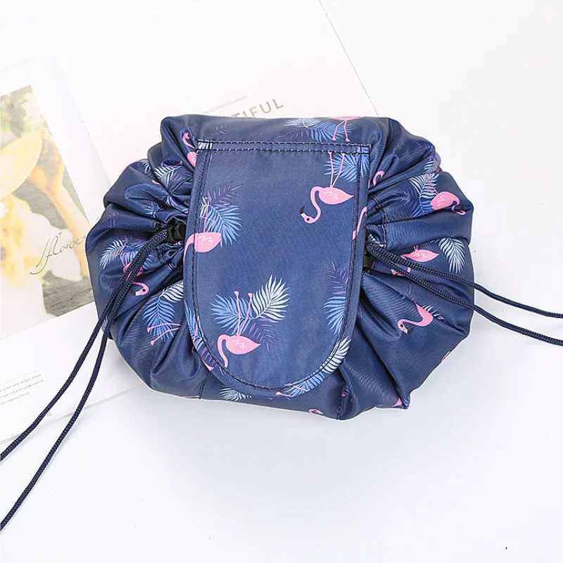 Women Drawstring Cosmetic Bag Travel Storage Makeup Bag Organizer Female Make Up Pouch Portable Waterproof Toiletry Beauty CaseT251024