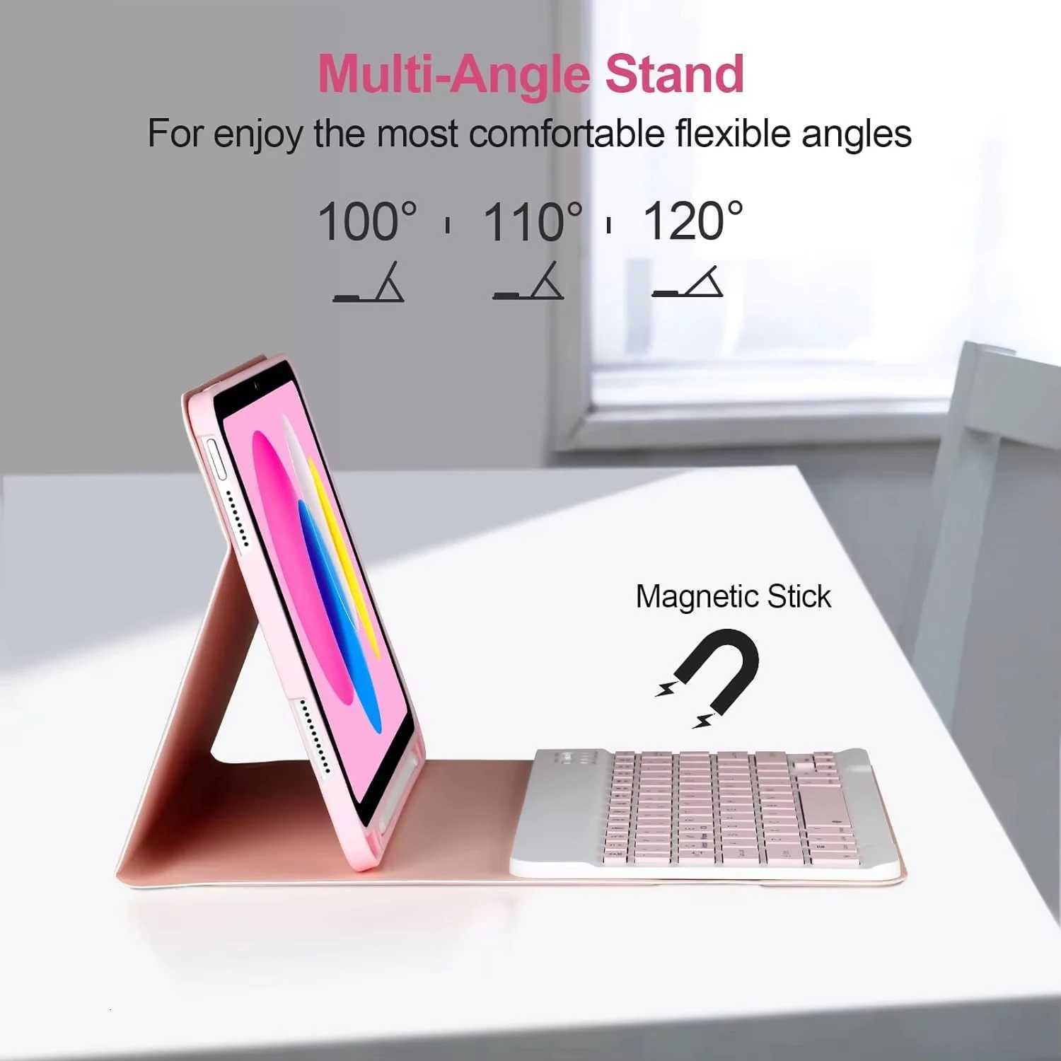 Keyboard Case For iPad 10th Gen 2022 109inchDetachable etooth Keyboard Cover For iPad 11 11inch A16 2025 With Pencil HolderXJ251024