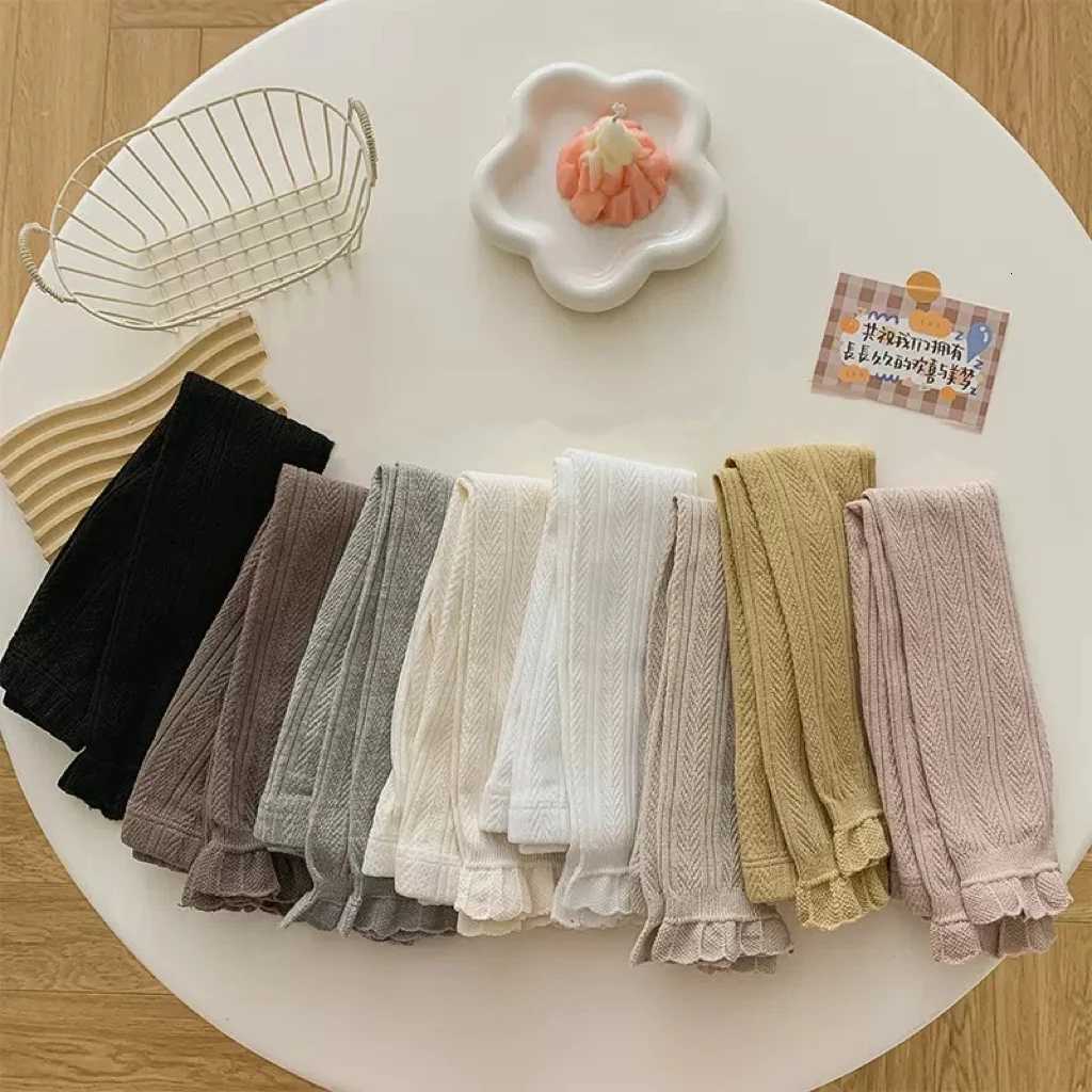 1pcs Girl Spring Summer Solid Kid Legging Children Thin Tight Sweatpant Child Casual Pants Autumn Toddler Skinny Cropped TrouserT251024