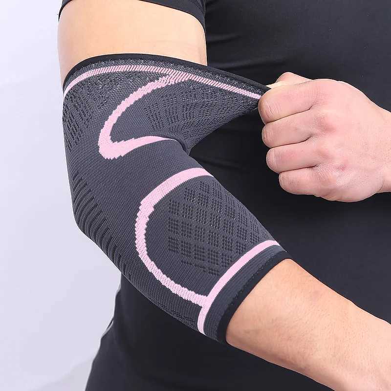 AOLIKES 1PCS Elbow Support Elastic Gym Sport Elbow Protective Pad Absorb Sweat Sport Basketball Arm Sleeve Elbow BraceW251024
