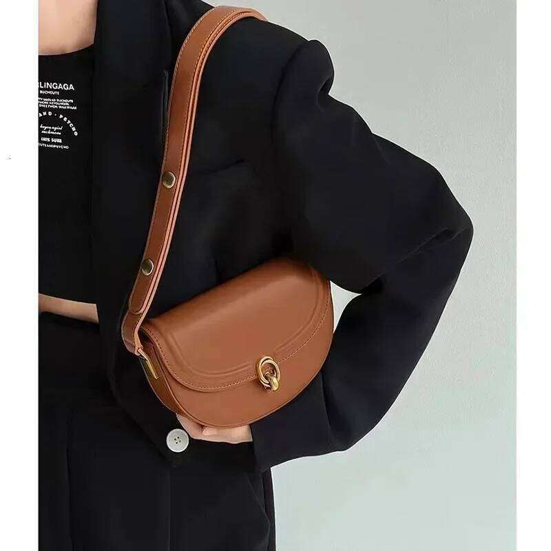 Small Crossbody Bags For Women Trend Designer Underarm One Shoulder Bag PU Leather Ladies Shopping Handbags Purses