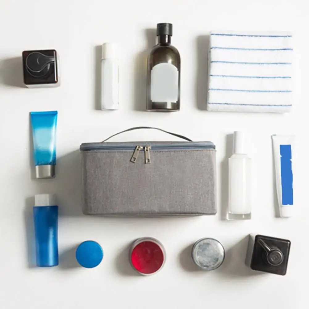 Waterproof Toiletry Bag for Men Women Large Capacity Travel Cosmetic Makeup Bag Portable Oxford Fabric Wash Bag with HandleT251024